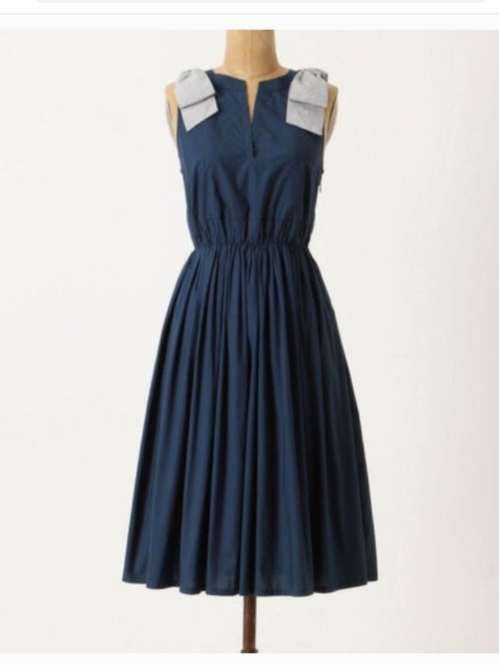 Anthropologie Portrait of a Girl Besotted Dress‎ in blue 0